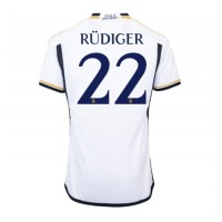 Moški Nogometni dresi Real Madrid Antonio Rudiger #22 Domači 2023-24 Kratek Rokav
